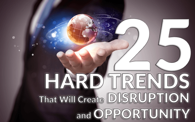 25 Game-Changing Hard Trends That Will Create Disruption and Opportunity