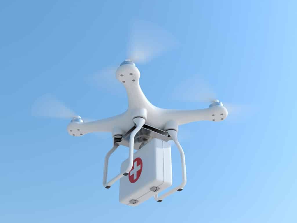 Drone delivery for autonomous logistics
