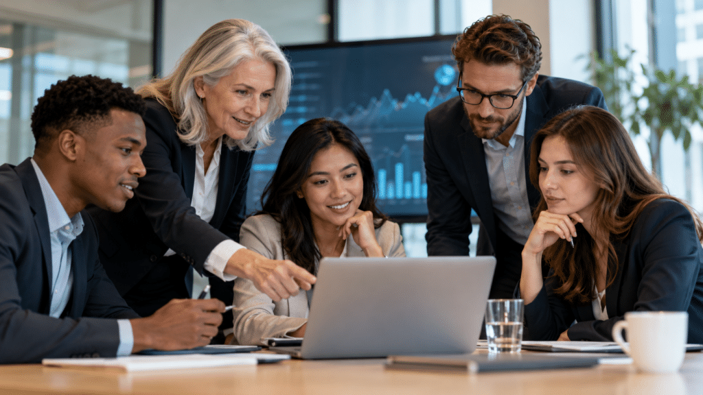 A team developing future-ready skills