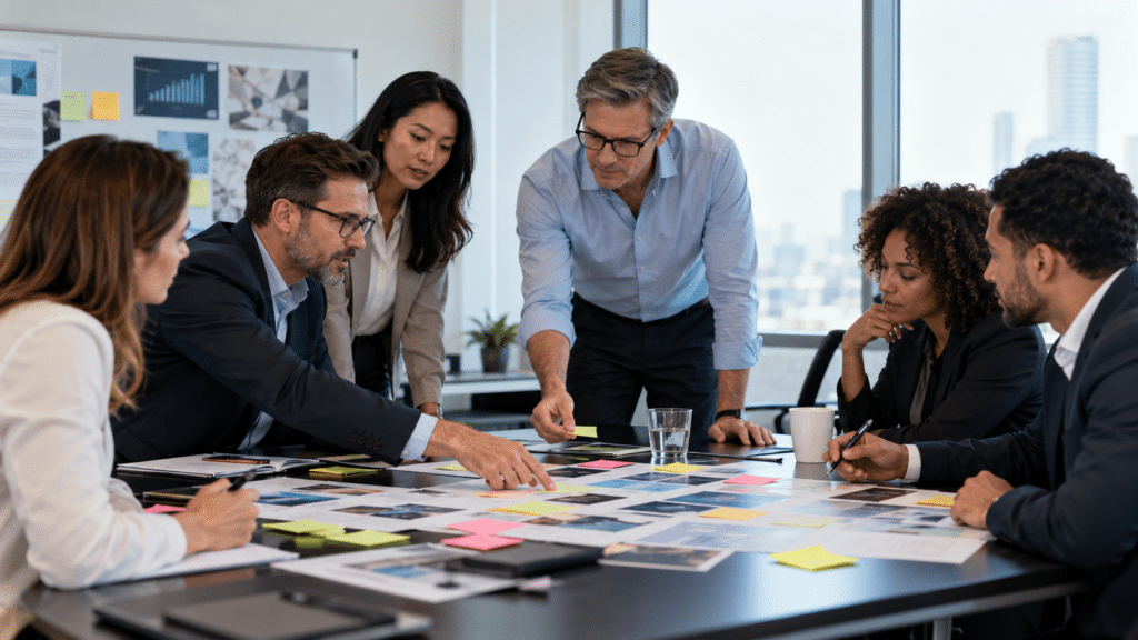 People plotting out the future of accounting